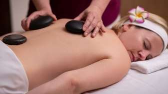 Hot stone massage