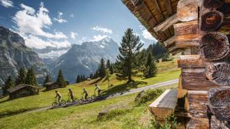 Past the alpine hut