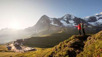 Kleine Scheidegg hiking summer